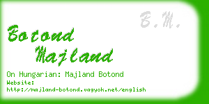 botond majland business card